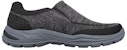 Skechers Arch Fit Motley Kasut Slip-on Kasual Hitam Kelabu 204495-BLK