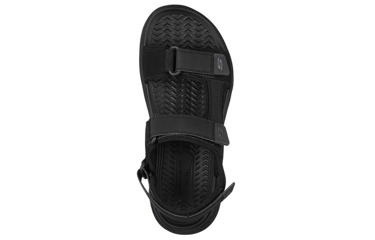 Lookbook 스케쳐스 아치핏 모틀리 샌들 (블랙) 204349-BLK