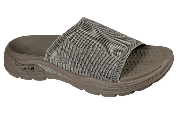 Lookbook Skechers Arch Fit Motley SD-Venro 'Grey-Brown' 204347-TPE