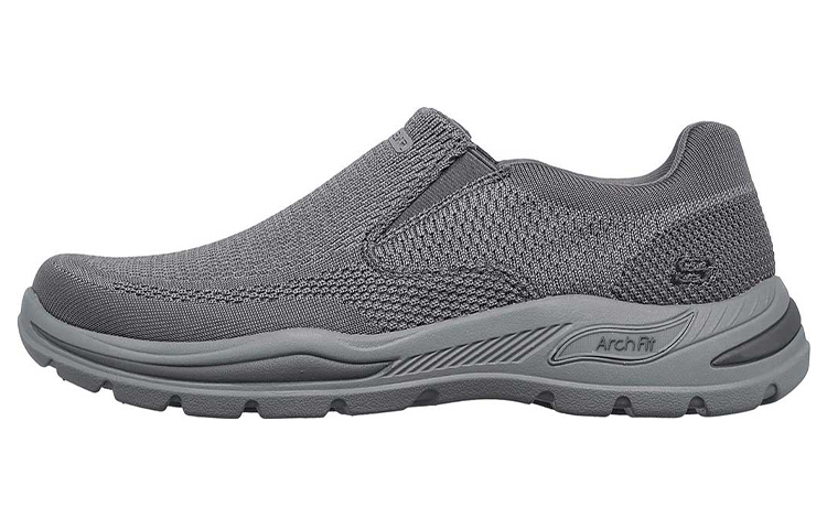 Skechers Arch Fit Motley Slip-on Shoes Grey 204495-CHAR