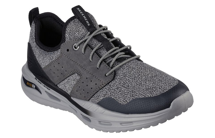 Skechers Arch Fit Orvan-Germain 'Grey Black' 圖 3