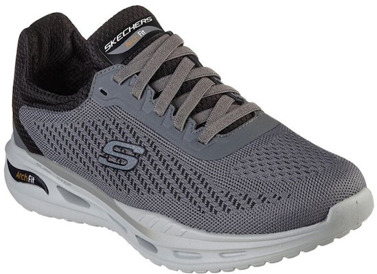 Skechers Arch Fit Orvan Trayver 舒適 透氣 低筒 跑步鞋 男款 灰 Lookbook Skechers Arch Fit Orvan Trayver 舒適 透氣 低筒 跑步鞋 男款 灰