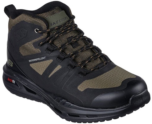 Skechers Arch Fit Orvan 高筒耐磨運動休閒鞋 黑色 Lookbook Skechers Arch Fit Orvan 高筒耐磨運動休閒鞋 黑色