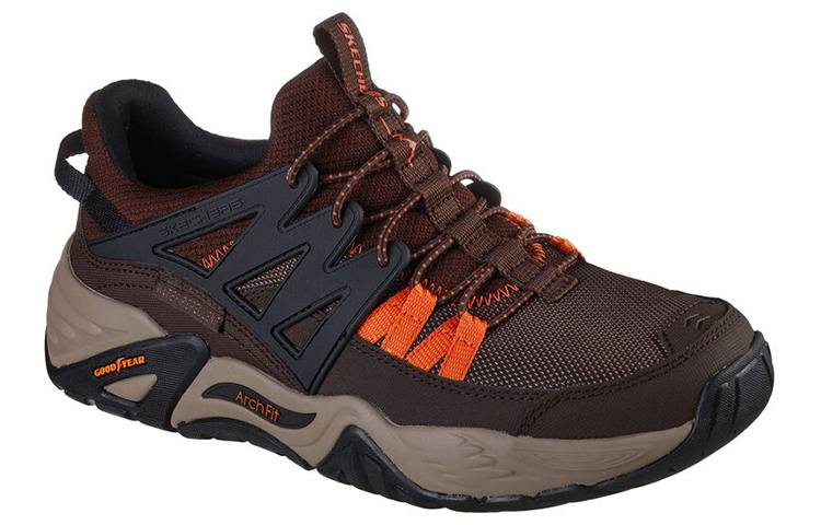 Lookbook Skechers Arch Fit Recon 'Kasut Rendah Jejak Coklat' 204587-CHOC