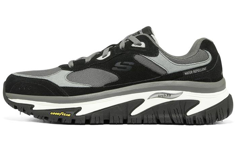 Skechers Arch Fit Road Walker 'Black Grey' 237332-BKGY
