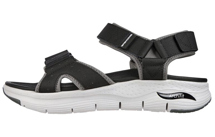 Skechers Arch Fit Sandal 'Black White Grey' 237372-BKW