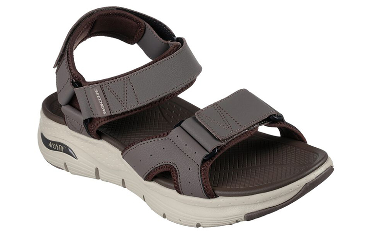 Lookbook Sandales Skechers Arch Fit ''Confort Marron'' 237372-BRN