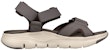 Skechers Arch Fit Sandal 'Comfort Brown' Lelaki Perempuan Kasut 237372-BRN