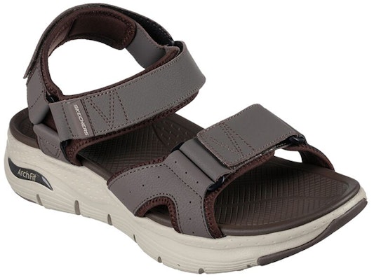 Skechers Arch Fit 舒適運動涼鞋 棕色 Lookbook Skechers Arch Fit 舒適運動涼鞋 棕色