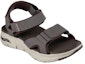 Lookbook Skechers Arch Fit Sandal 'Comfort Brown' Lelaki Perempuan Kasut 237372-BRN