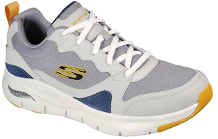 Lookbook Skechers Arch Fit Sport 低筒 跑步鞋 男款 白灰黃