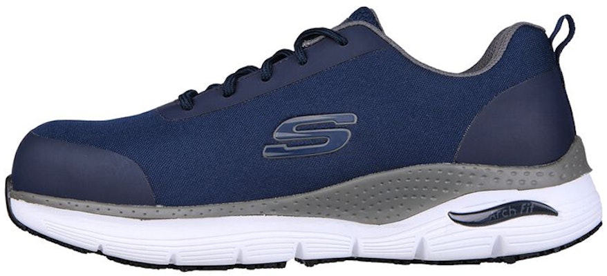 Skechers Arch Fit Sr-Ringstap Alloy Toe 'Blue' 200086-NVGY Buy Skechers Arch Fit Sr-Ringstap Alloy Toe 'Blue' 200086-NVGY