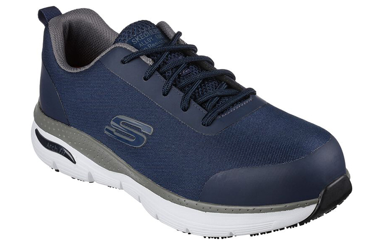 Lookbook Skechers Arch Fit Sr-Ringstap Alloy Toe 'Blue' 200086-NVGY