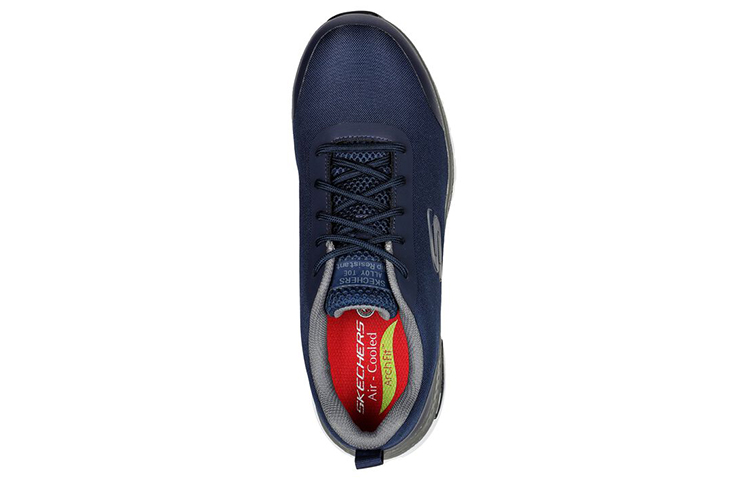 Shop Skechers Arch Fit Sr-Ringstap Alloy Toe 'Blue' 200086-NVGY