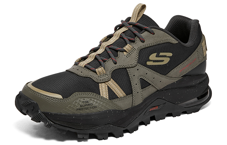 Lookbook Skechers Arch Fit Trail Air 'Olive Hitam' 237550-OLBK