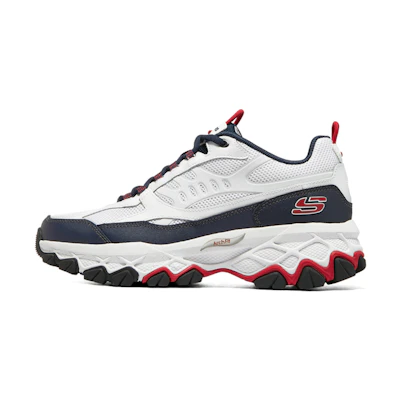 Skechers Arch Fit White Blue Red 'Akhidime'