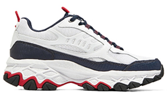 Skechers Arch Fit Putih Biru Merah 'Akhidime' 237358-WNVR Order Skechers Arch Fit Putih Biru Merah 'Akhidime' 237358-WNVR