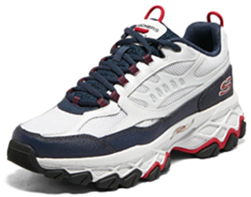 Skechers Arch Fit Putih Biru Merah 'Akhidime' 237358-WNVR Lookbook Skechers Arch Fit Putih Biru Merah 'Akhidime' 237358-WNVR