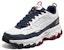 Skechers Arch Fit Putih Biru Merah 'Akhidime' 237358-WNVR