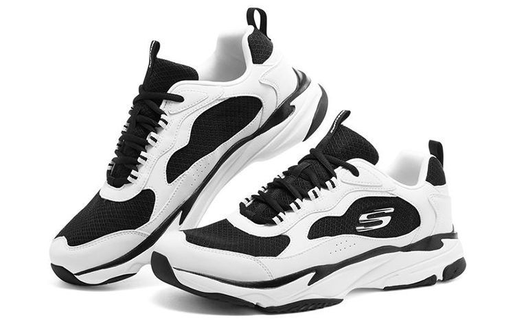 Lookbook スケッチャーズ アリジン 黒白 (Sukecchaazu Arijin Kuro Shiro) 8790160-WBK