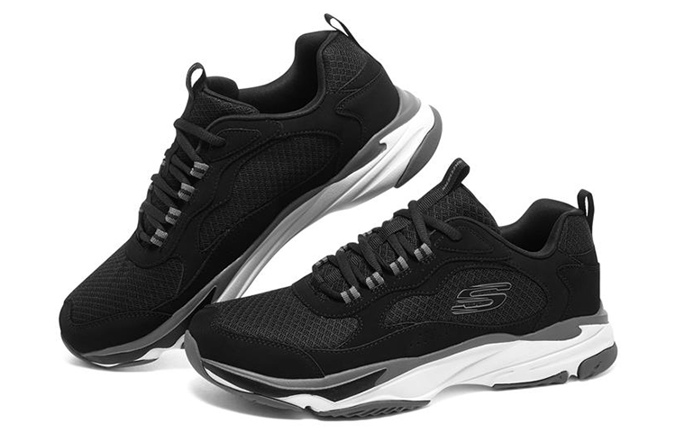 Lookbook 斯凯奇 Arizin 低帮款 '黑灰色' 8790160-BKCC