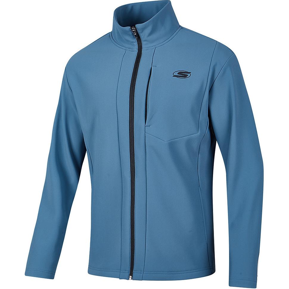 Skechers Basic Warm Zip-Up Jacket in Deep Teal Green P424M131-03Y1