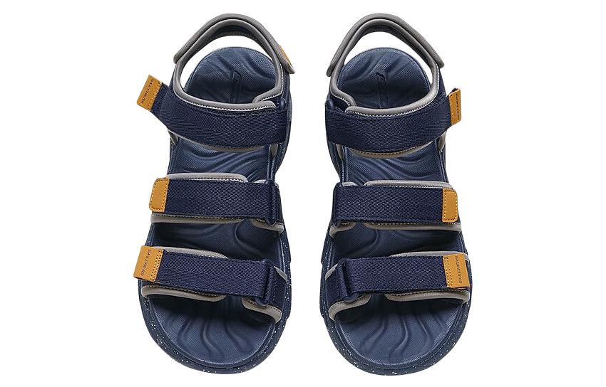 Lookbook 斯凯奇海滩凉鞋“海军蓝棕” 237197-NVCC