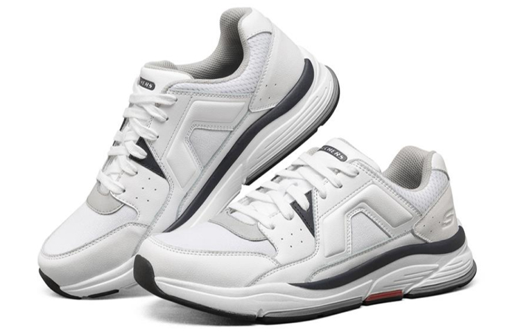 Lookbook Skechers Benago White/Grey 210023-WHT