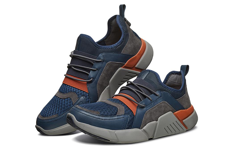 Lookbook Skechers Block 'Azul Gris' 68667-NVGY