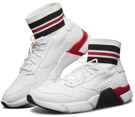 Skechers Block High-Top 'Putih Merah' 68666-WRNV Lookbook Skechers Block High-Top 'Putih Merah' 68666-WRNV