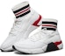 Lookbook Skechers Block High-Top 'White Red' 68666-WRNV