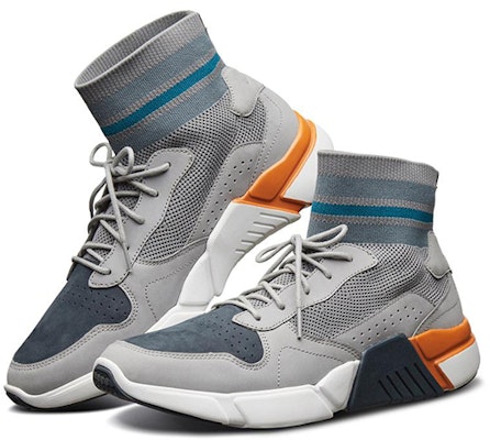 Skechers Block High 'Grey White' 68666-GWOR Lookbook Skechers Block High 'Grey White' 68666-GWOR