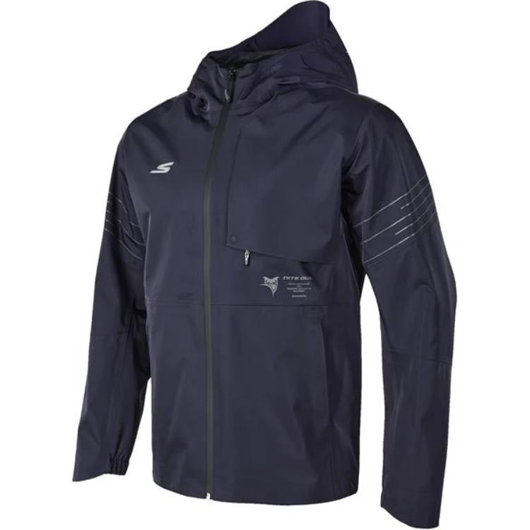 Skechers Blue Hooded Long-Sleeve Woven Jacket P423M036-00MZ