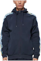 Skechers Blue Hoodie with Printed Logo and Front Zipper SMAMS18-D006 Skechers Blue Hoodie with Printed Logo and Front Zipper SMAMS18-D006