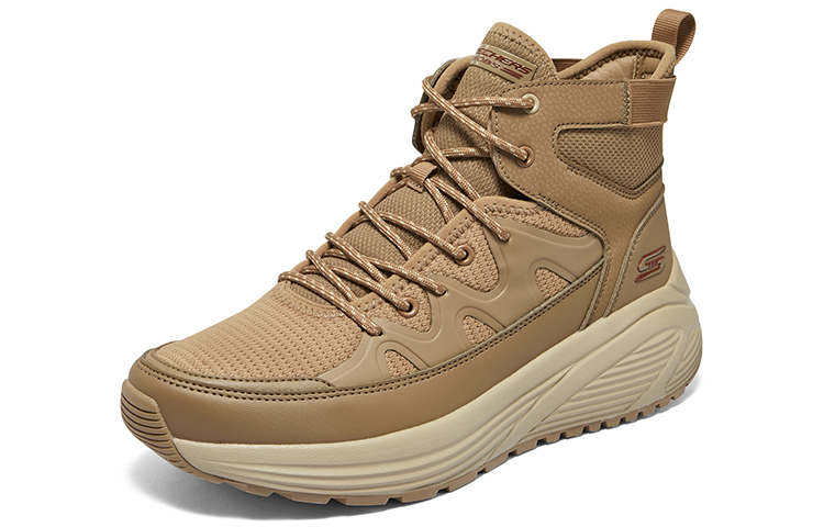 Lookbook Skechers Bob''s Mid-Top ''Chestnut Comfort'' Scarpe Comode Marroni 118053-CSNT