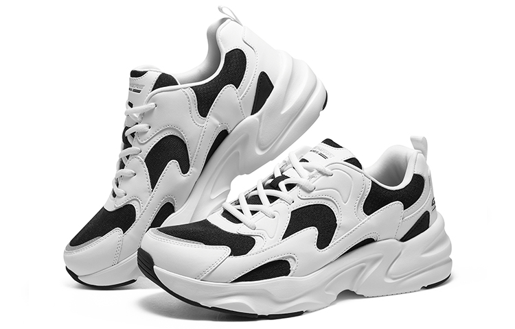 Shop Sepatu Skechers Bob's Bamina 2 'Putih Hitam Awan' 118321-BKW