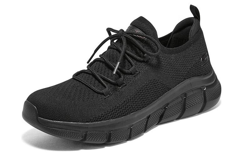 Lookbook Skechers Bobs B Flex 減震耐磨 低筒 運動休閒鞋 男款 黑