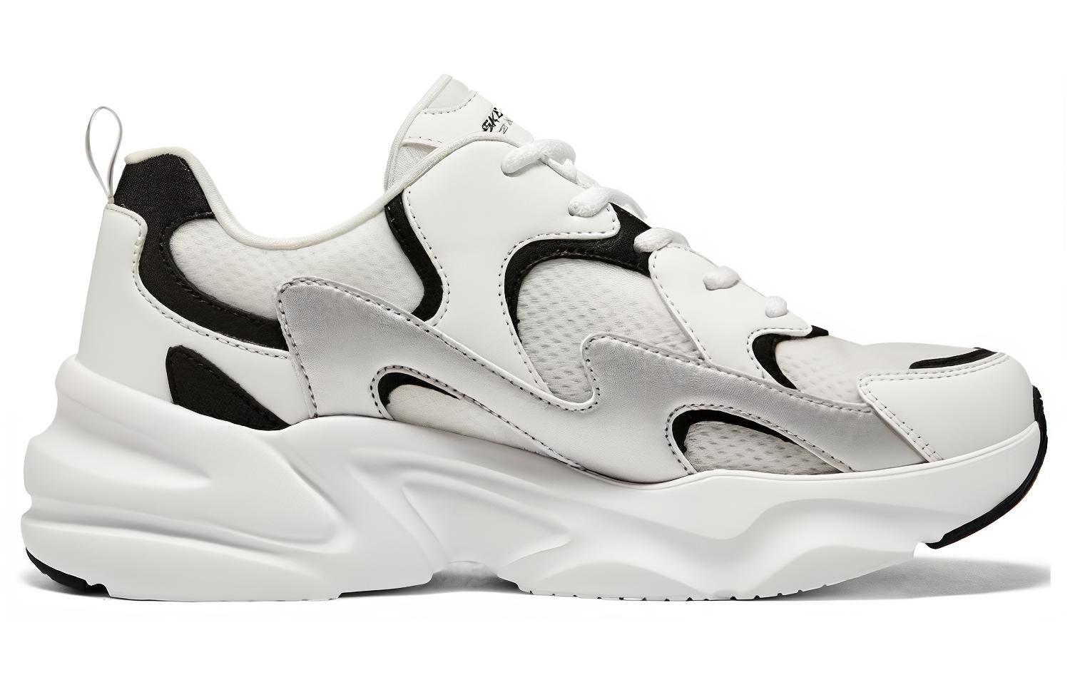 Order 斯凯奇 Bobs Bamina 2 '白黑银' 118321-WBKS