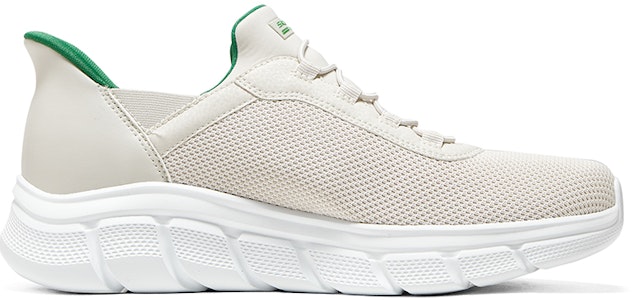 Skechers Bob's Slip-Ins 'Putih Hijau' 118302-NAT Order Skechers Bob's Slip-Ins 'Putih Hijau' 118302-NAT