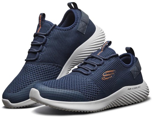 Skechers Bounder Blue/White 52510-NVOR Lookbook Skechers Bounder Blue/White 52510-NVOR
