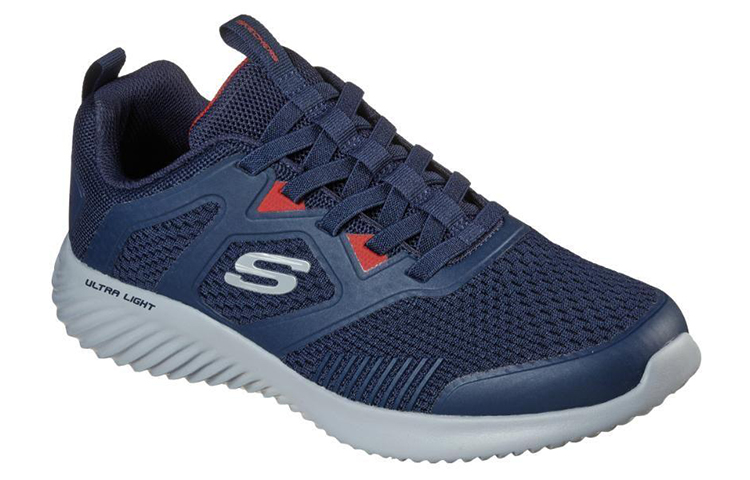 Lookbook Skechers Bounder High Degree "Azul Bajo Topo" 232279-NVY