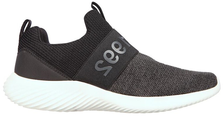 Skechers Bounder Low-Top Running Shoes Black 232281-BKW Order Skechers Bounder Low-Top Running Shoes Black 232281-BKW