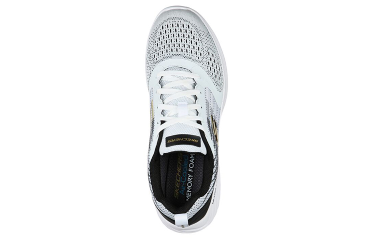 Lookbook Skechers Bounder Low 'Blanco Negro' 232004-WBK