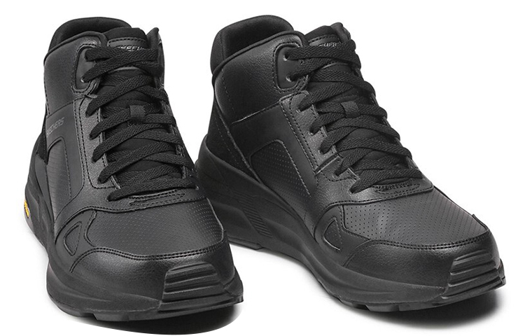 Lookbook Skechers 舒適透氣 緩震運動鞋 黑