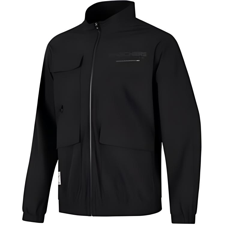Skechers Breathable Long-Sleeve Zipper Jacket in Carbon Black P224W048-0018