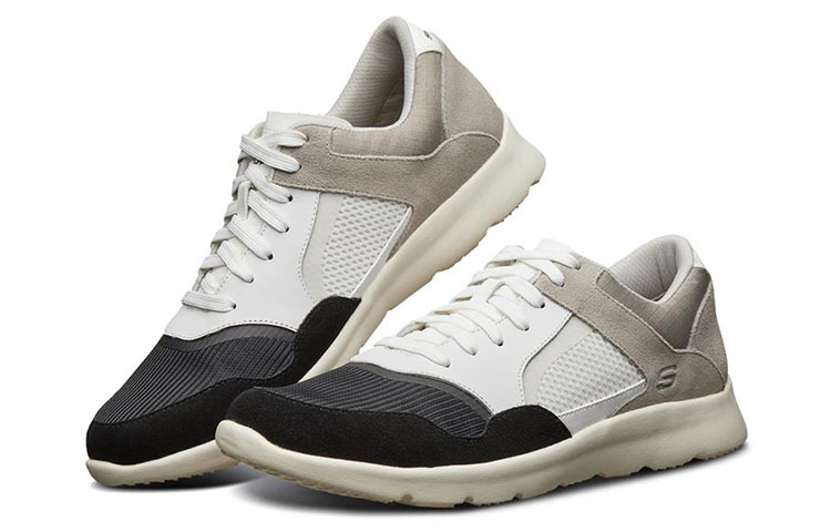 Lookbook Skechers Brendon 'Grey White' 65939-GYW