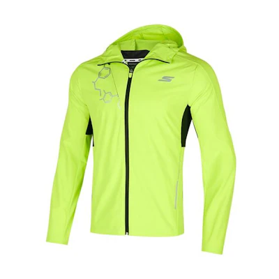 Skechers Bright Green Logo Graphic Hoodie Jacket P121M001