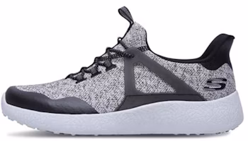 Skechers Burst 'Black Grey Patchwork' 666026-BLK Skechers Burst 'Black Grey Patchwork' 666026-BLK
