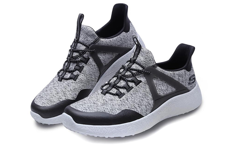 Lookbook Skechers Burst ''Schwarz Grau Patchwork'' 666026-BLK