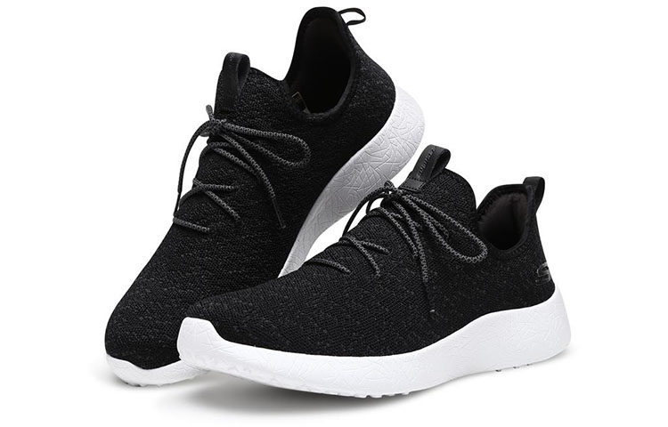 Lookbook Skechers Burst 'Black Sport Casual' 666055-BLK